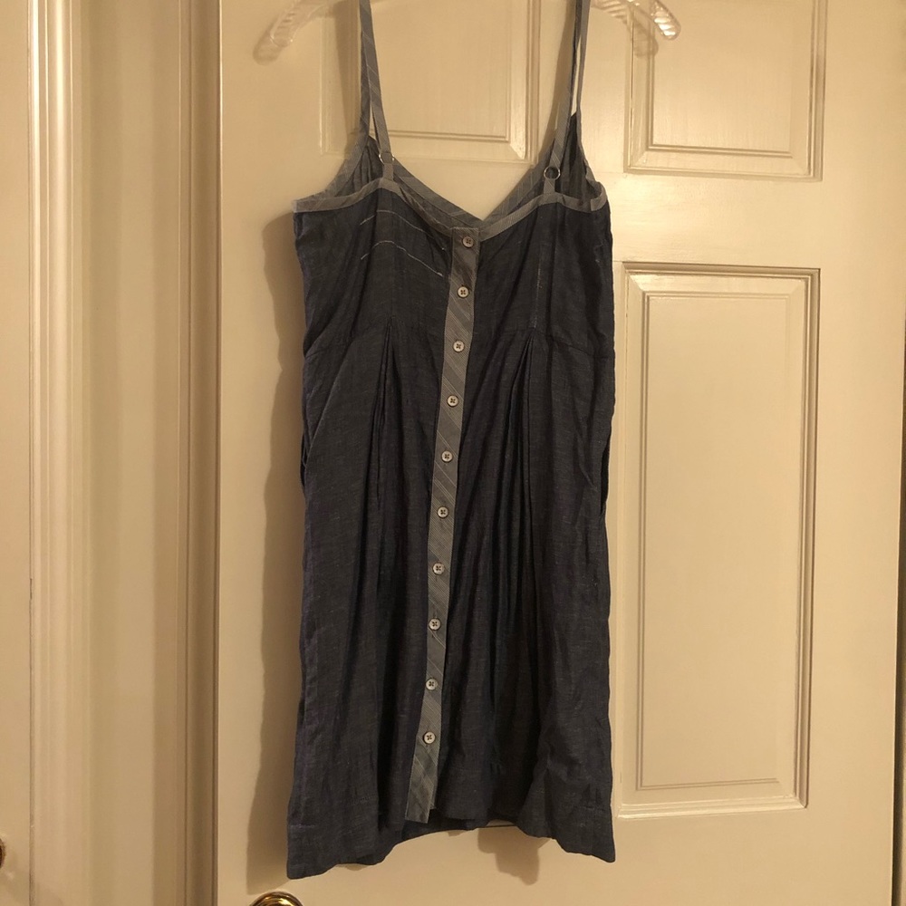 Rag & Bone Denim Mini Dress with button down back